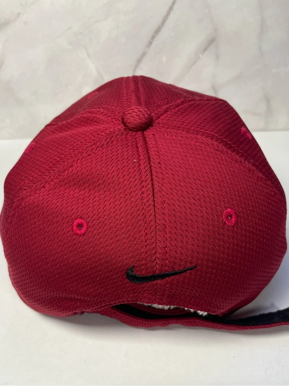 Nike Tiger Woods One Size Adjustable Dri-Fit Red Golf Hat Cap